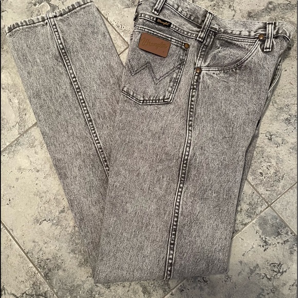 WRANGLER VINTAGE GRAY JEANS 34x36
